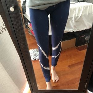 Tie dye workout leggings
